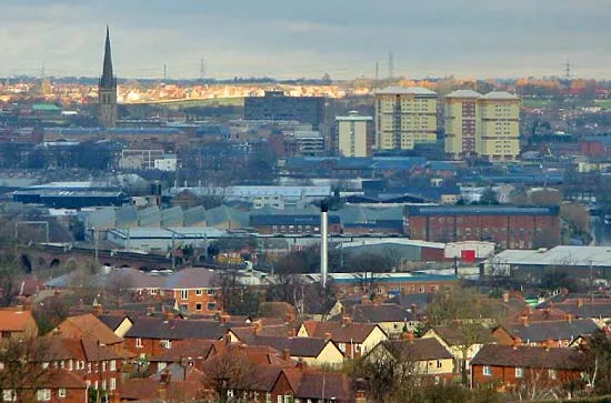 city veiw of wakefield