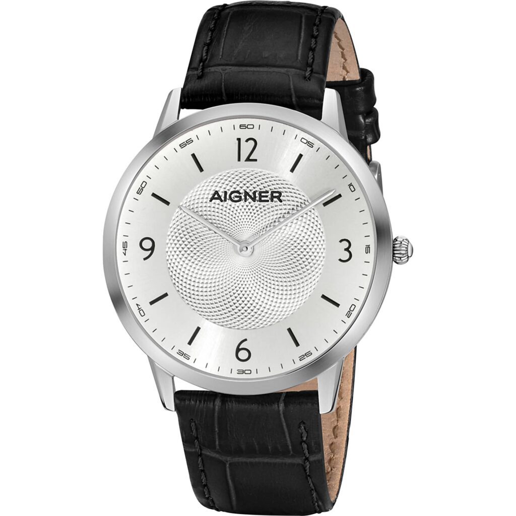 black aigner watch