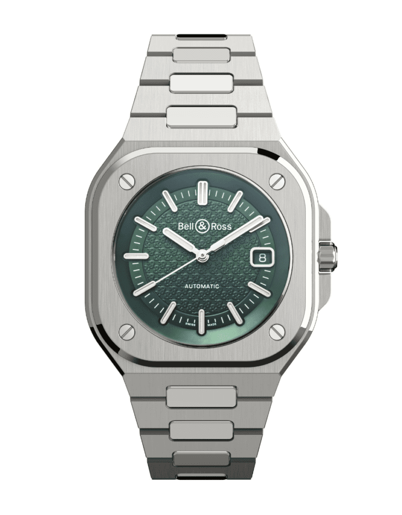 A silver watch